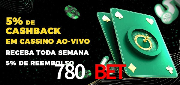 Promoções do cassino ao Vivo 780 bet